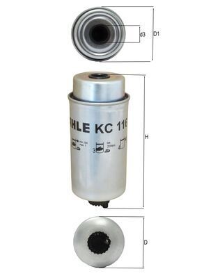 Degvielas filtrs - KC 116
