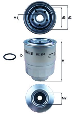 Degvielas filtrs - KC 256D