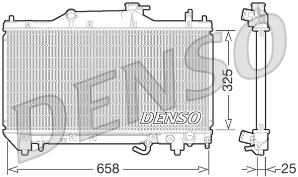 Jäähdytin,moottorin jäähdytys - DRM50067