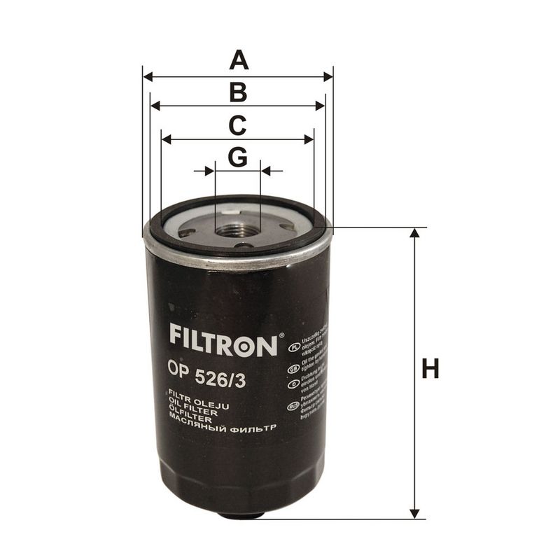 Eļļas filtrs - OP 526/3