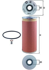 Eļļas filtrs - OX 72D