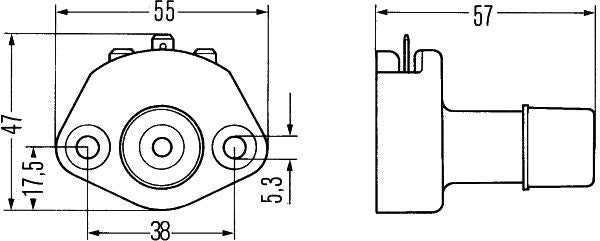 Slēdzis, Priekšējās gaismas - 6AJ 001 751-021