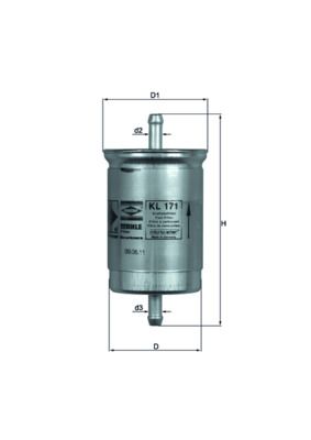 Degvielas filtrs - KL 171