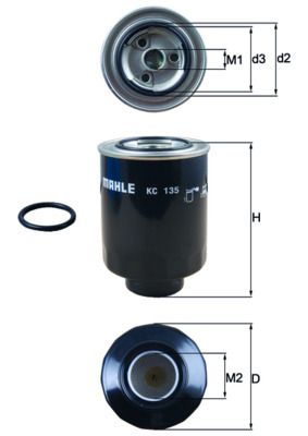 Degvielas filtrs - KC 135D