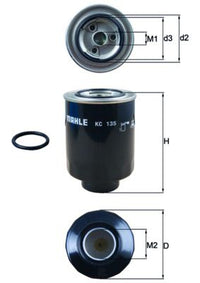 Degvielas filtrs - KC 135D