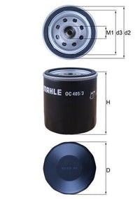 Eļļas filtrs - OC 405/3