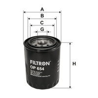 Eļļas filtrs - OP 654