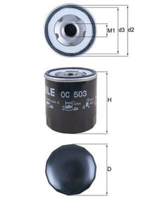 Eļļas filtrs - OC 503