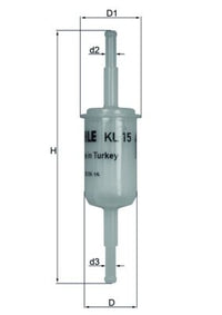 Degvielas filtrs - KL 15 OF