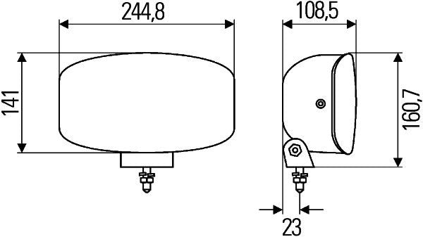 Tālās gaismas lukturis - 1FE 008 773-041