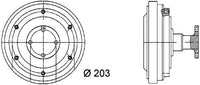 Kytkin, jäähdytystuuletin - CFC 36 000P