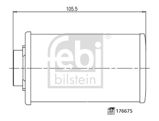Hidraulikas filtrs, Automātiskā pārnesumkārba - 176675