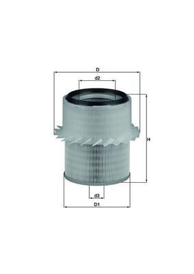 Gaisa filtrs - LX 673