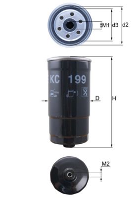 Degvielas filtrs - KC 199