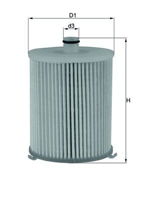 Degvielas filtrs - KX 245/4D