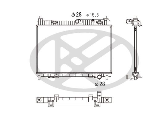 Motora dzesēsanas radiators - PL322531