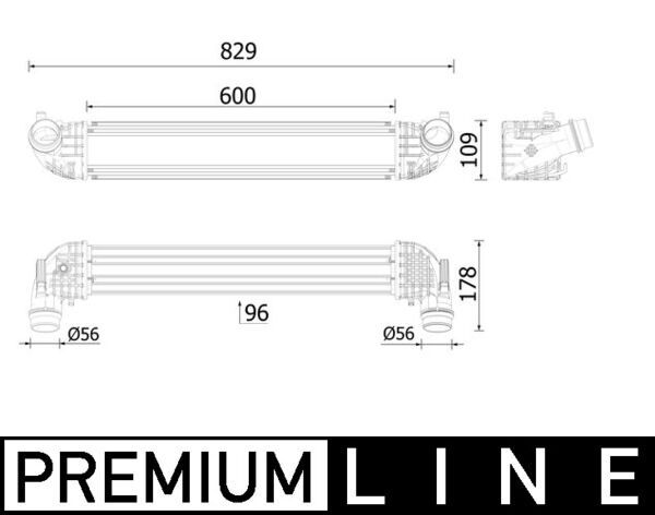 Välijäähdytin - CI 611 000P