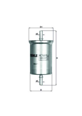 Degvielas filtrs - KL 165/1
