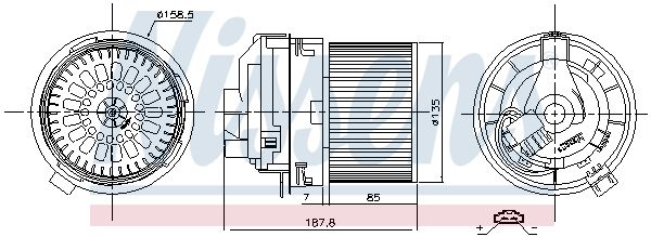 Sisätilapuhallin - 87508