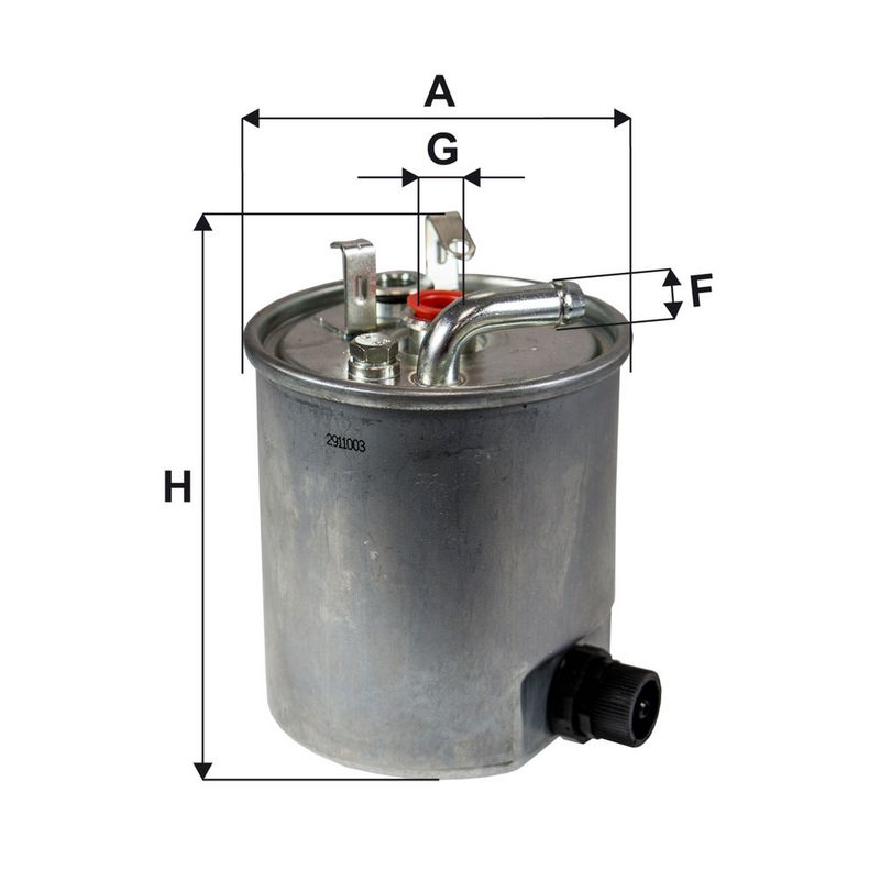 Degvielas filtrs - PP 841/5