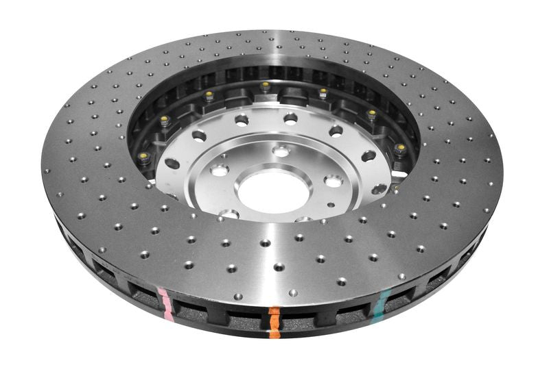 5000 series - Crossed Drilled & Dimpled Silver Hat - DBA53000SLVXD
