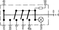 Varoitusvilkkukytkin - 6HF 003 916-011