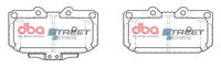 Brake Pads Street Series Ceramic | Front Axle - DB1170SS