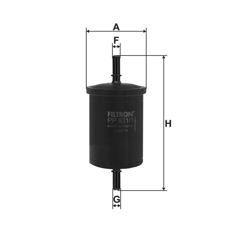 Degvielas filtrs - PP 831/1