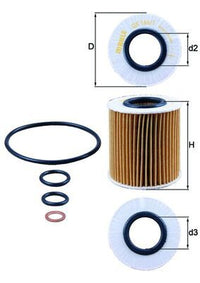 Eļļas filtrs - OX 166/1D