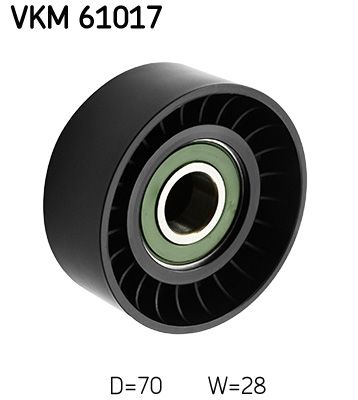 Ohjainrulla, moniurahihna - VKM 61017