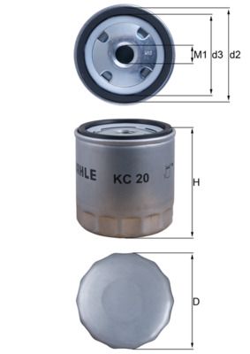 Degvielas filtrs - KC 20