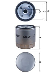 Degvielas filtrs - KC 20