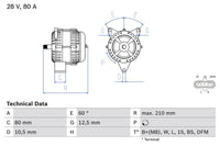 Laturi - 0 986 048 100