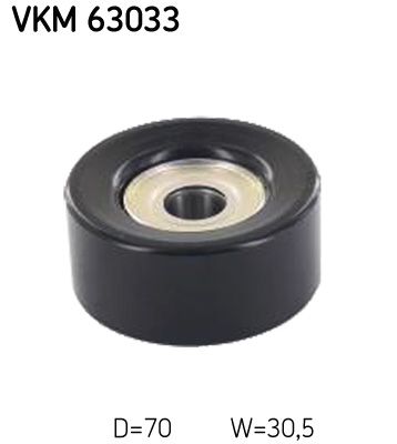 Ohjainrulla, moniurahihna - VKM 63033