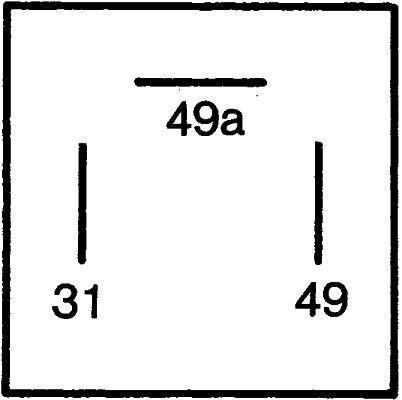 Pagrieziena signāla pārtraucējs - 4DB 003 675-011