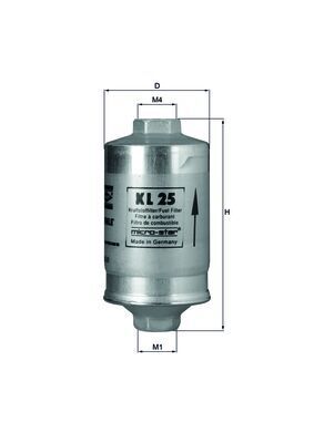 Degvielas filtrs - KL 25
