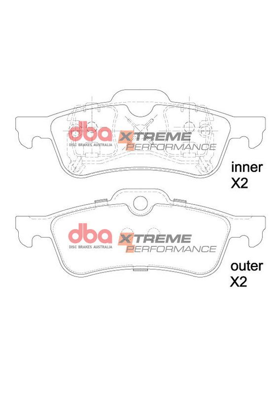 Brake Pads Xtreme Performance | Rear Axle - DB1501XP