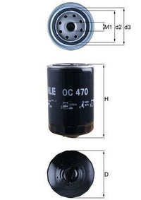 Eļļas filtrs - OC 470