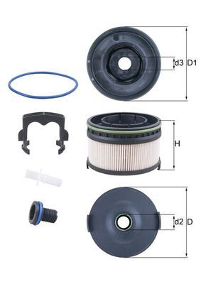 Degvielas filtrs - KX 568KIT