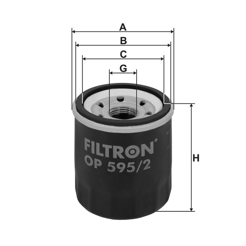 Eļļas filtrs - OP 595/2