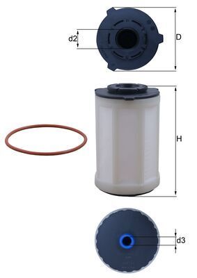 Degvielas filtrs - KX 655D