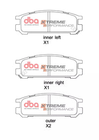 Brake Pads Xtreme Performance | Rear - DB1186XP