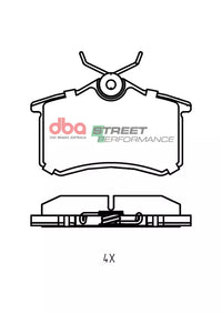 Brake Pads Street Performance | Rear - DB1449SP