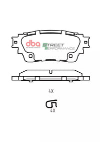 Brake Pads Street Performance | Rear - DB15049SP