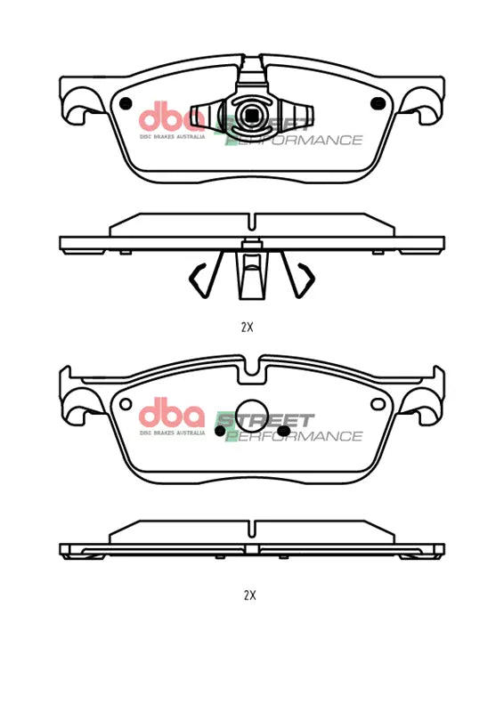 Brake Pads Street Performance | Front Axle - DB15058SP