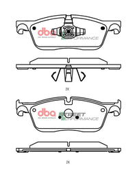 Brake Pads Street Performance | Front Axle - DB15058SP
