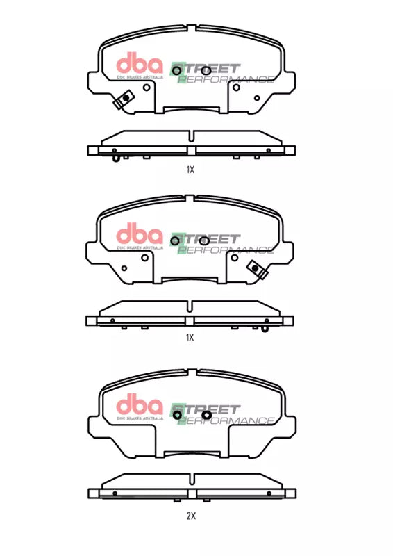 Brake Pads Street Performance | Front Axle - DB15069SP