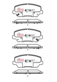 Brake Pads Street Performance | Front Axle - DB15069SP