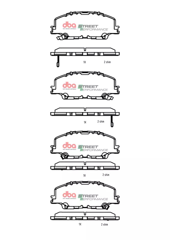 Brake Pads Street Performance | Front - DB15074SP
