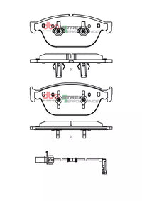 Brake Pads Street Performance | Front Axle - DB15099SP